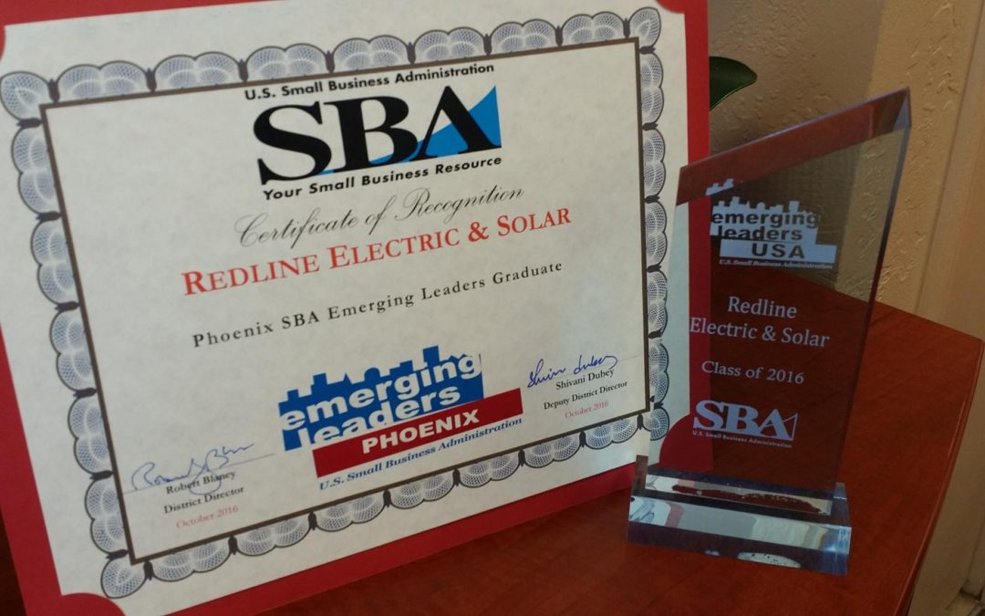 Redline Electric & Solar – Phoenix SBA Emerging Leaders Graduate program!