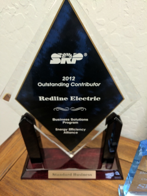 Redline Electric & Solar – 2012 SRP Outstanding Contributor Award.